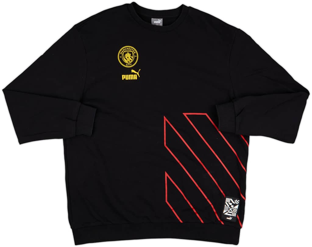 2022-23 Manchester City Puma Sweat Top - 9/10 - (XL)