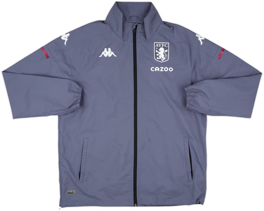 2020-21 Aston Villa Kappa Track Jacket - 8/10 - (L)