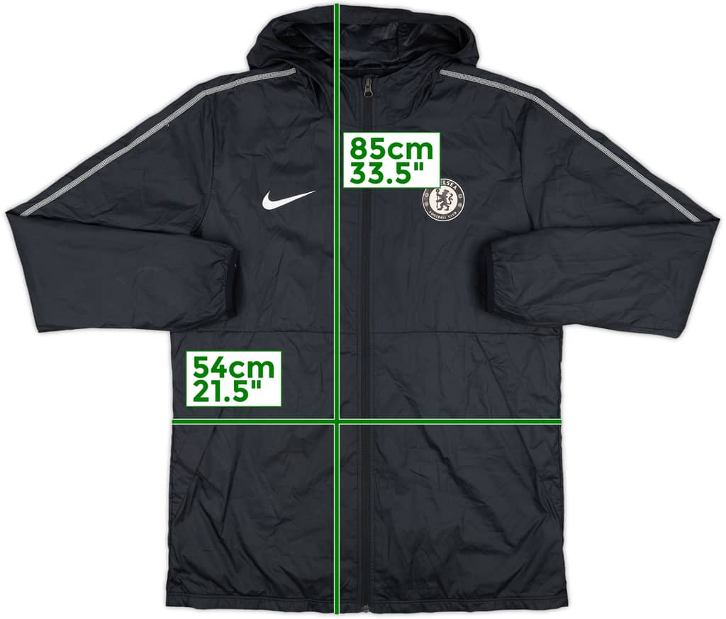 2019-20 Chelsea Nike Hooded Track Jacket - 8/10 - (L)