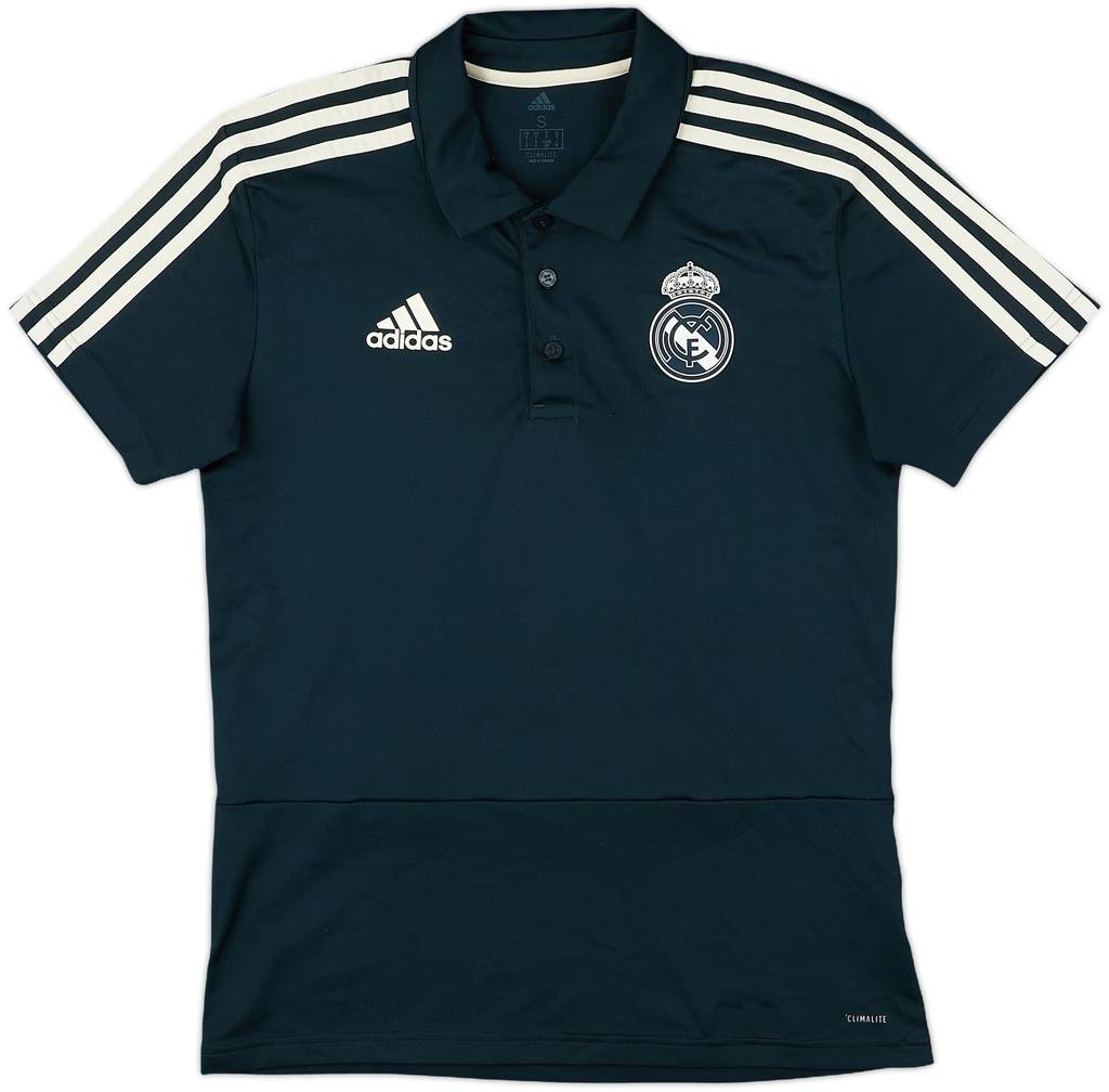 2018-19 Real Madrid adidas Polo Shirt - 9/10 - (S)