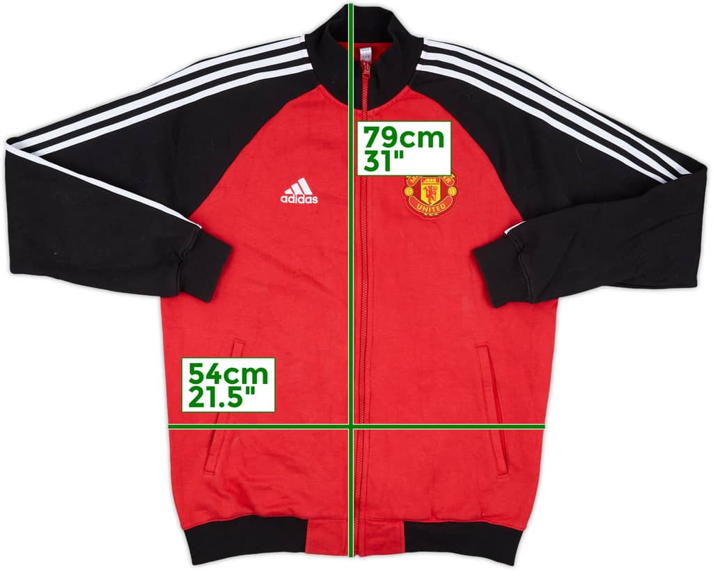 2021-22 Manchester United adidas Track Jacket - 6/10 - (L)