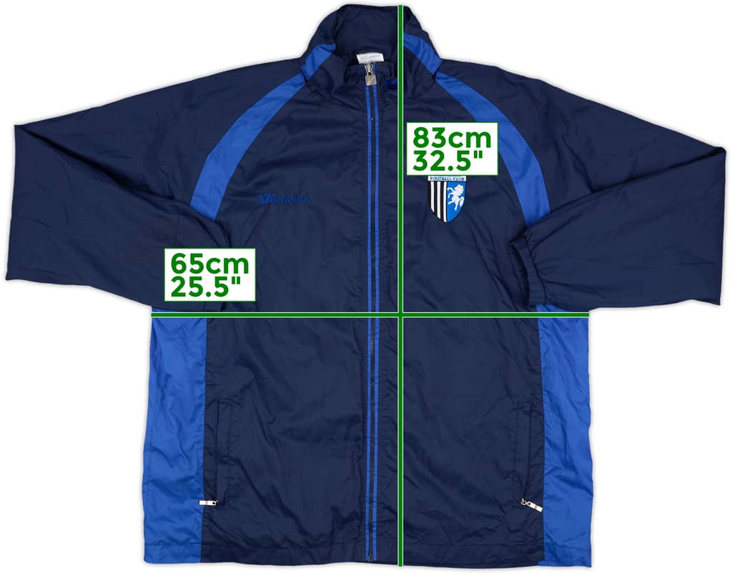 2007-09 Gillingham Vandanel Hooded Track Jacket - 8/10 - (XL)