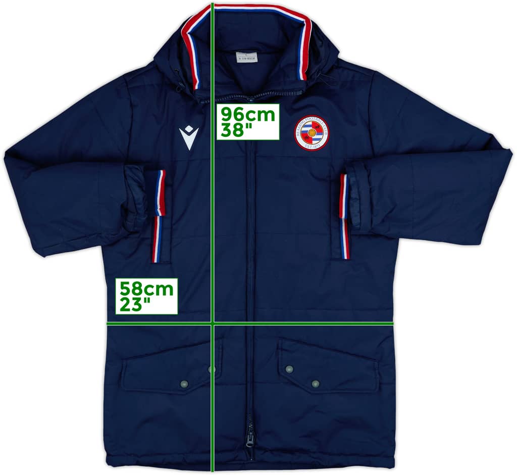 2021-22 Reading Macron Padded Bench Coat - 9/10 - (L)