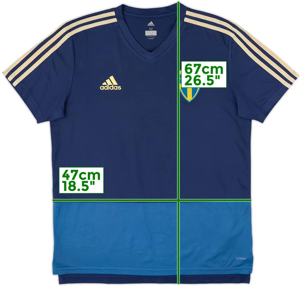 2018-19 Sweden adidas Training Shirt - 8/10 - (M)