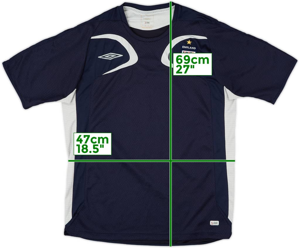 2005-06 England Umbro Training Shirt - 8/10 - (L)