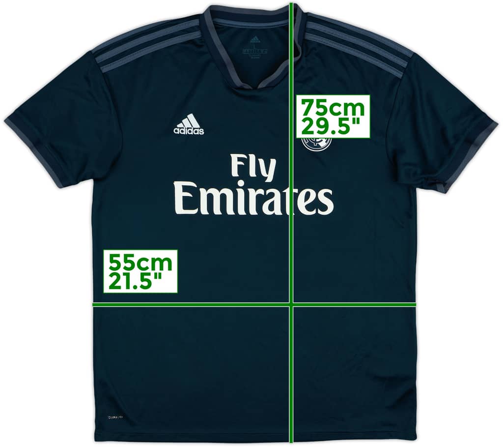 2018-19 Real Madrid Away Shirt - 6/10 - (L)
