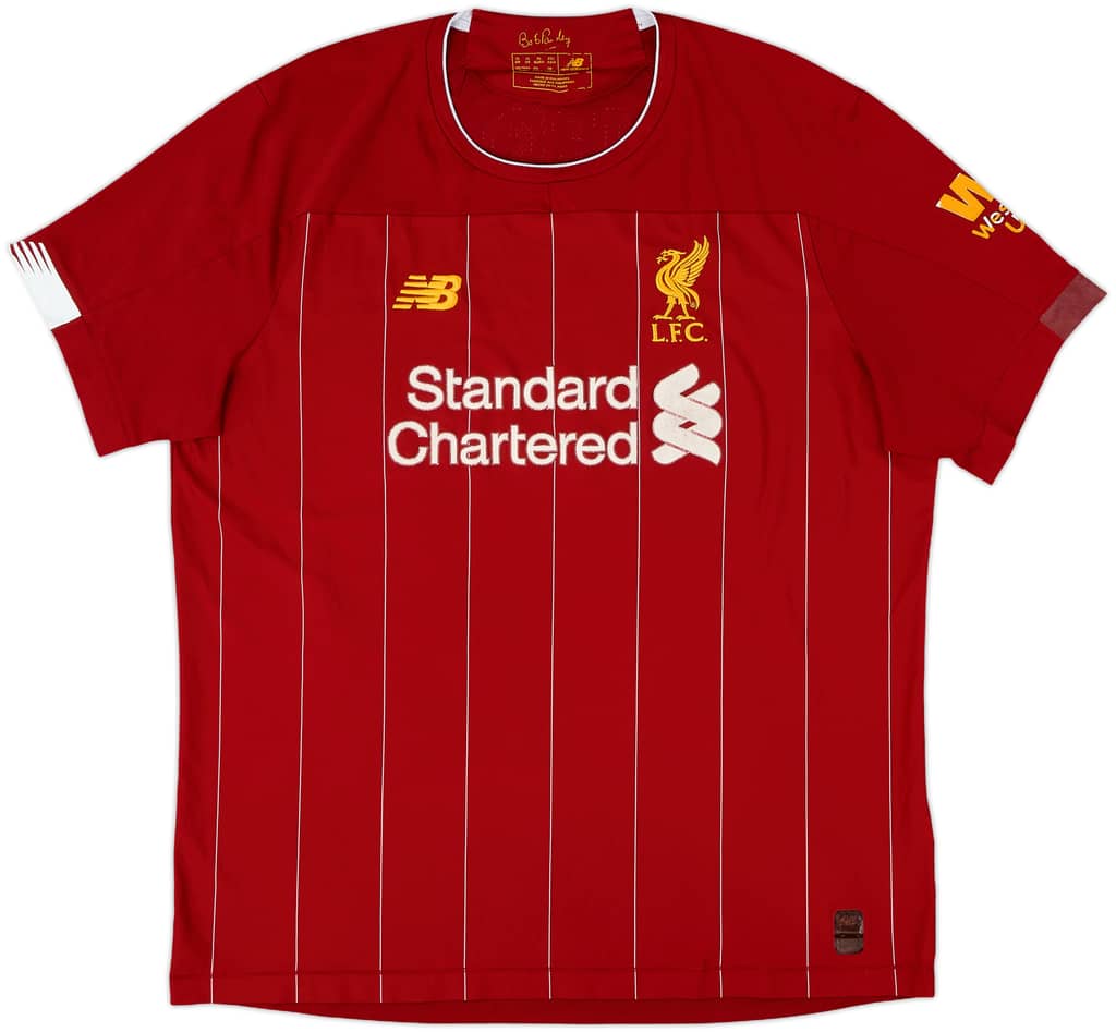 2019-20 Liverpool Home Shirt Virgil #4 - 5/10 - (XL)