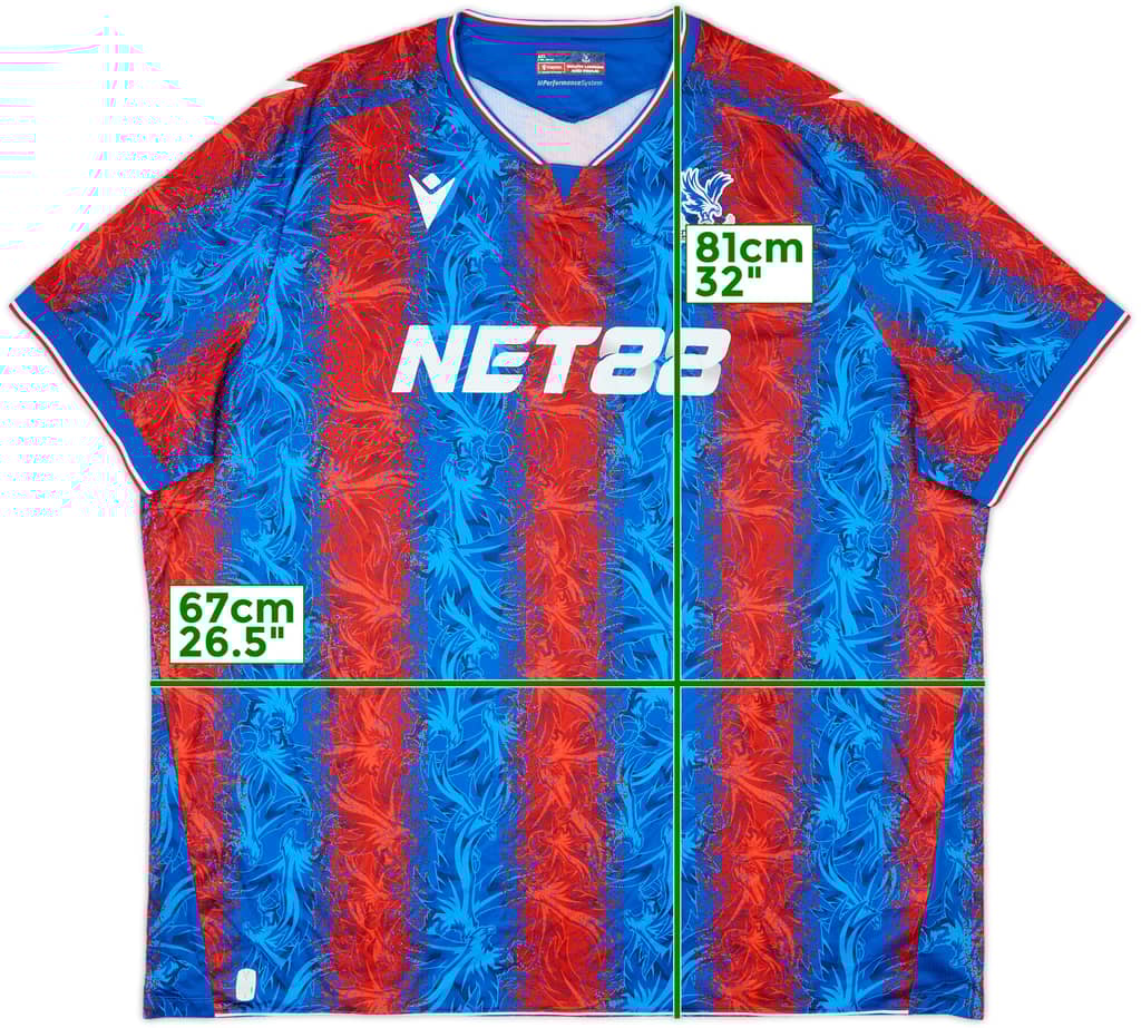 2024-25 Crystal Palace Home Shirt - 10/10 - (6XL)