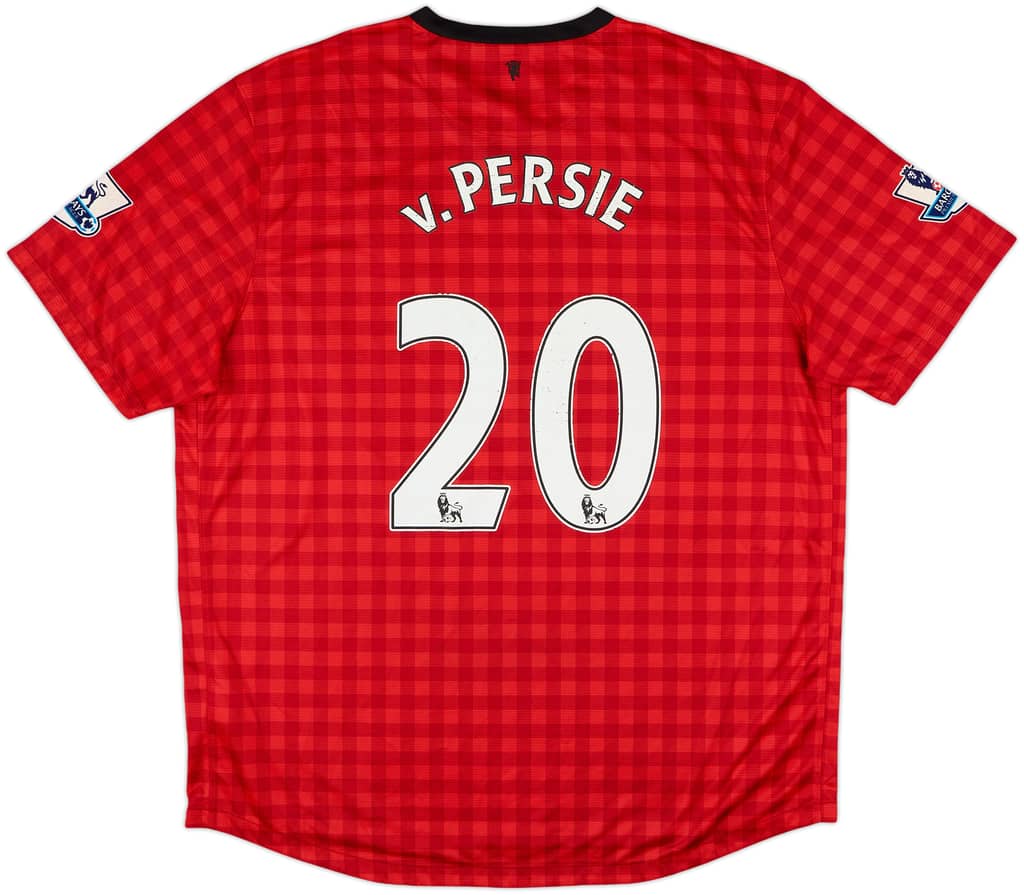 2012-13 Manchester United Home Shirt v.Persie #20 - 4/10 - (XXL)