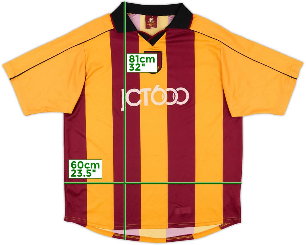 2001-03 Bradford City Home Shirt - 8/10 - (XL)