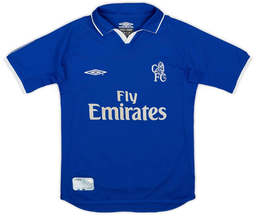 2001-03 Chelsea Home Shirt - 8/10 - (6-7Years)