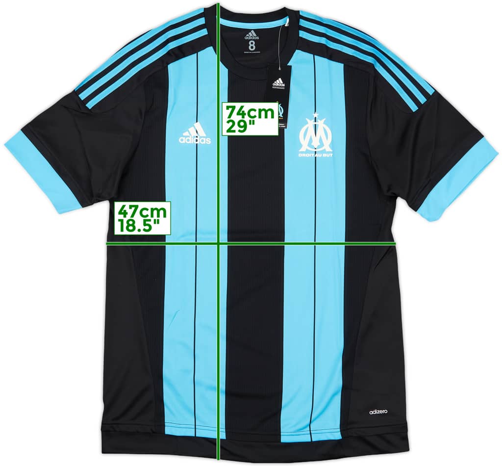 2015-16 Olympique Marseille Player Issue Away Shirt (L)