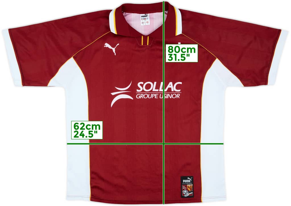 1998-99 Metz Home Shirt - 8/10 - (XL)
