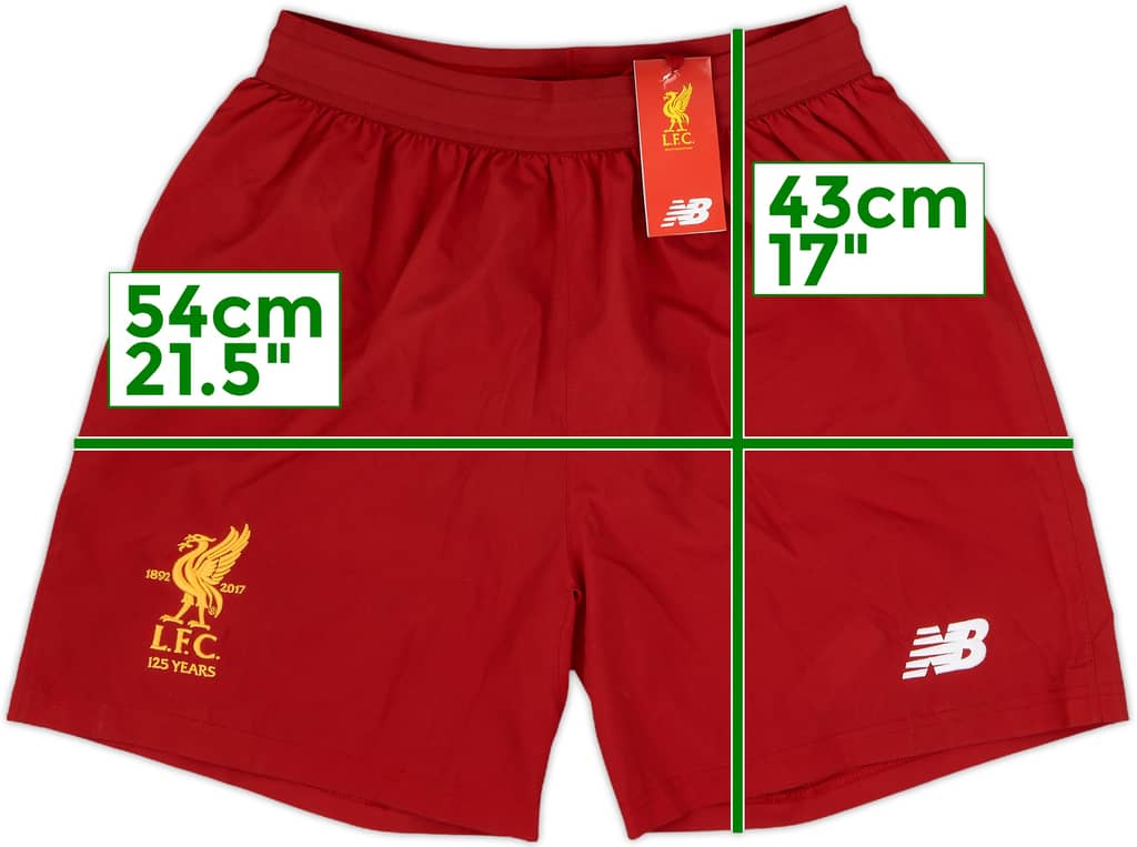 2017-18 Liverpool Home Shorts (S)