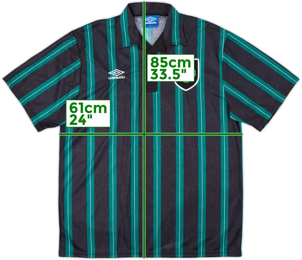 1992-93 Celtic Away Shirt - 10/10 - (XL)