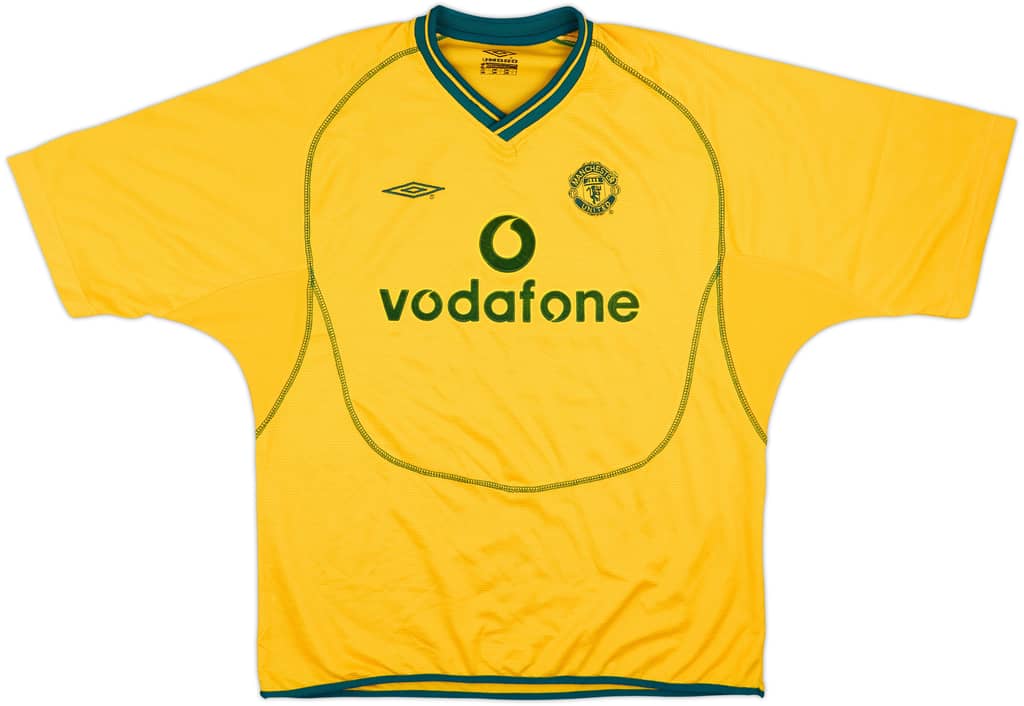 2000-02 Manchester United GK S/S Shirt - 9/10 - (XL)