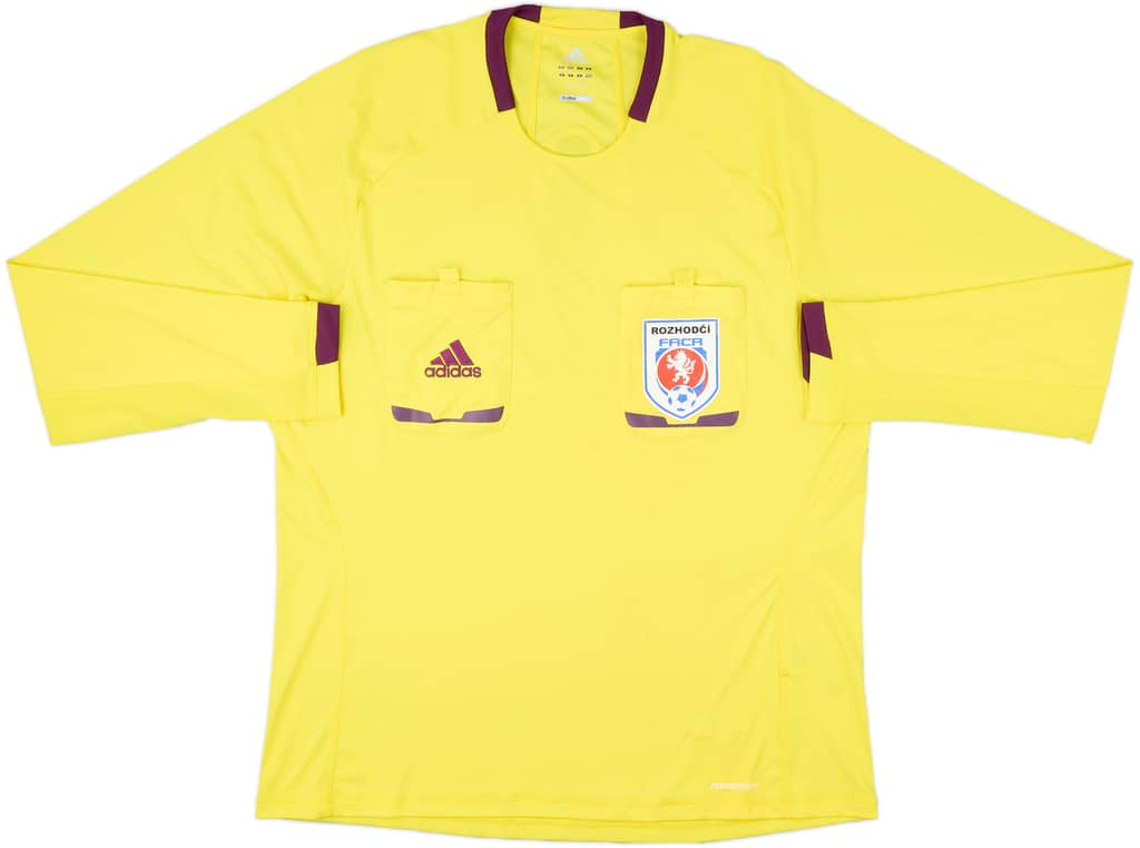 2012-13 Czech Republic adidas Referee L/S Shirt - 9/10 - (XL)