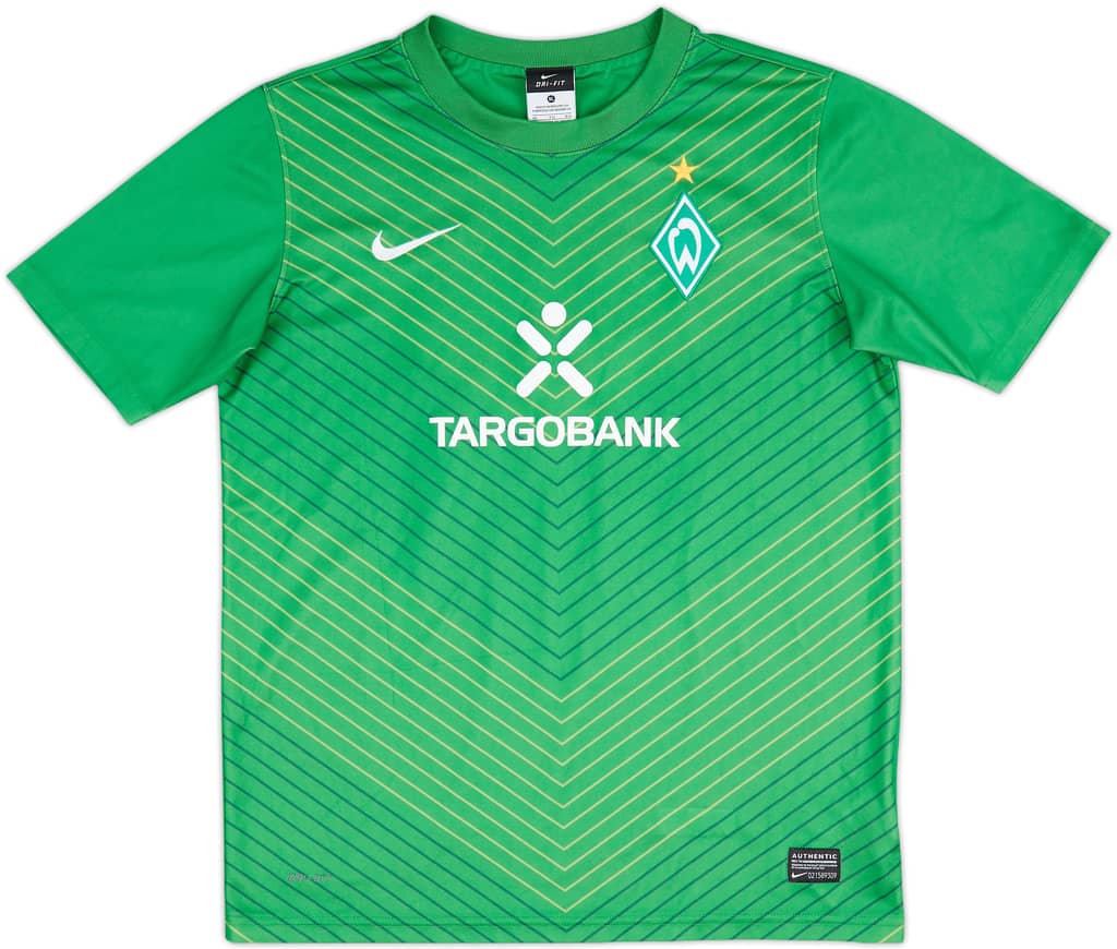 2011-12 Werder Bremen Home Shirt Pizarro #24 - 7/10 - (XL.Boys)