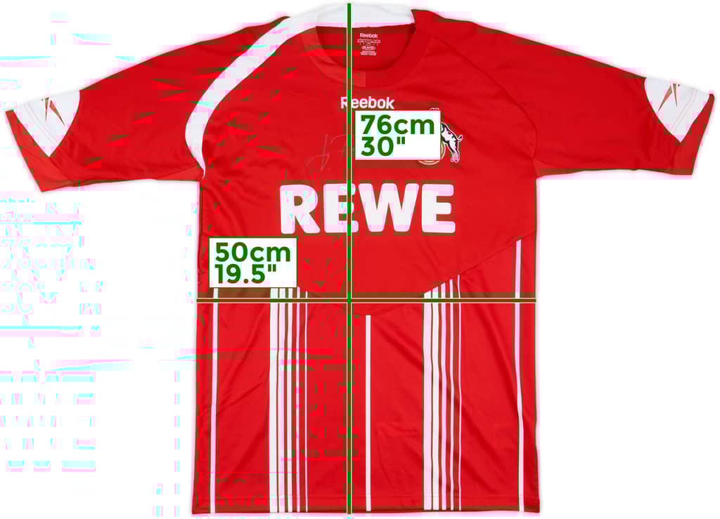 2009-10 FC Koln Signed Home Shirt - 9/10 - (M)