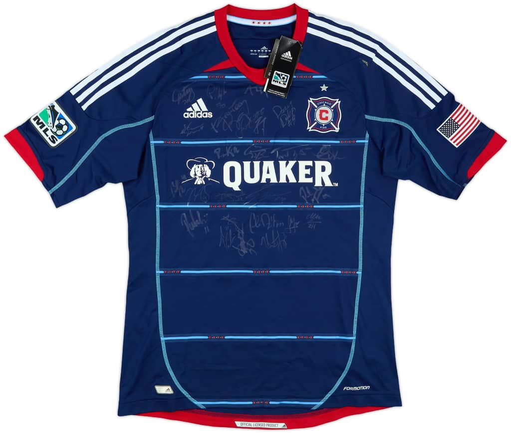 2012-14 Chicago Fire Signed Authentic Away Shirt (L)