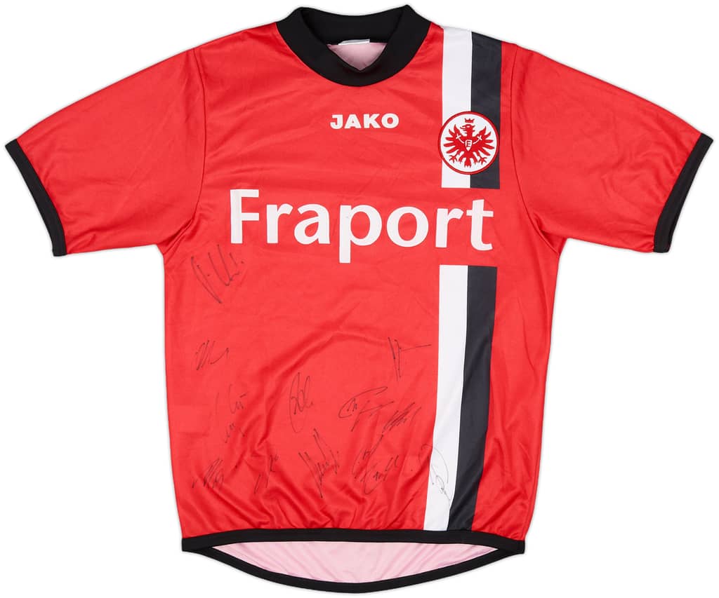 2005-06 Eintracht Frankfurt Signed Home Shirt - 8/10 - (XS)