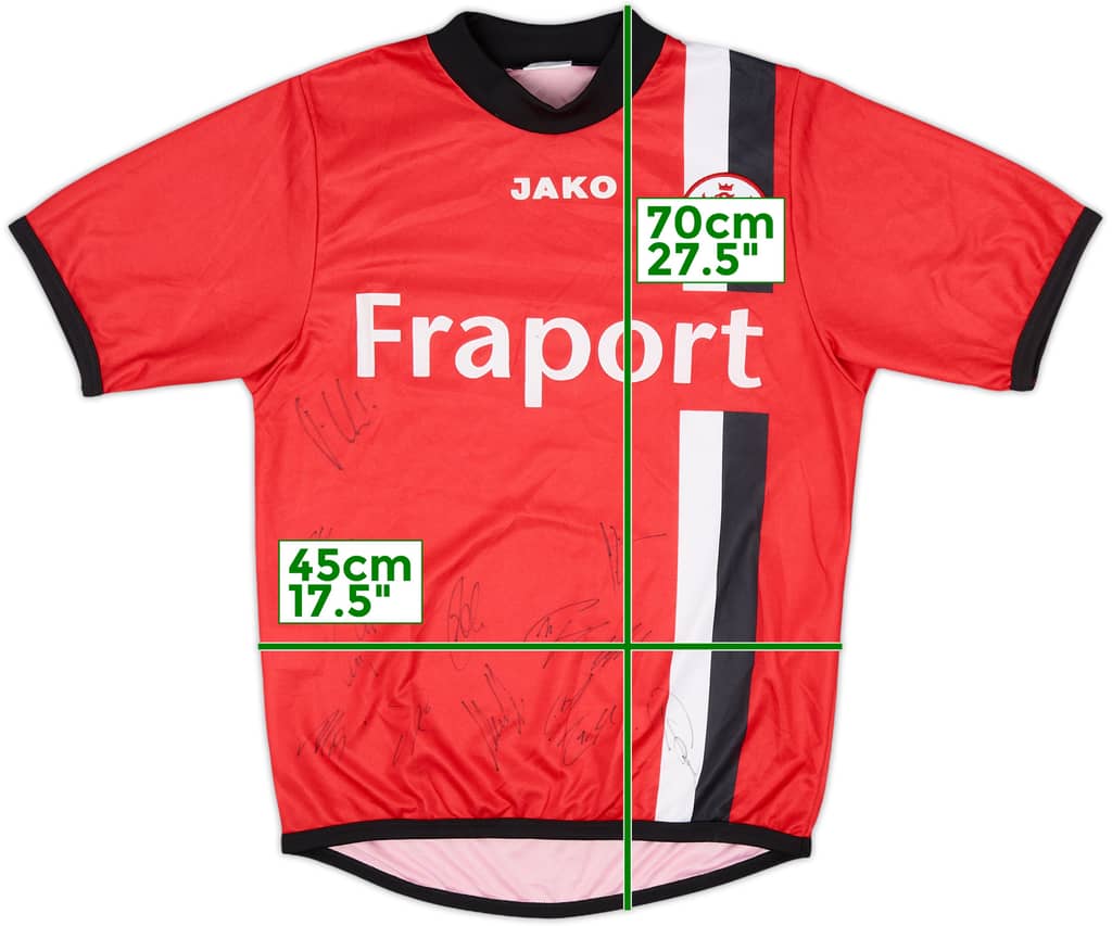 2005-06 Eintracht Frankfurt Signed Home Shirt - 8/10 - (XS)