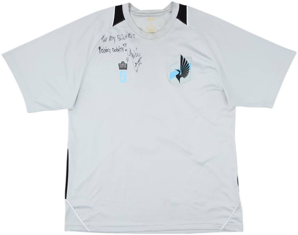 2013 Minnesota United Admiral Signed Player Issue Training Shirt #9 - 7/10 - (L)
