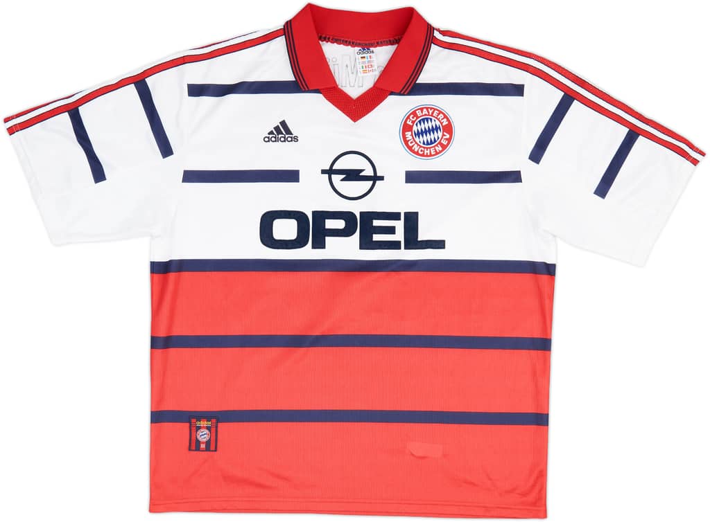 1998-00 Bayern Munich Away Shirt Basler #14 - 7/10 - (XL)