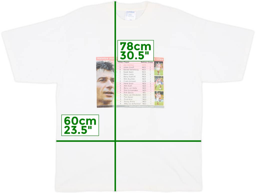 2002-03 PSV Heintze Graphic Tee - 8/10 - (XL)