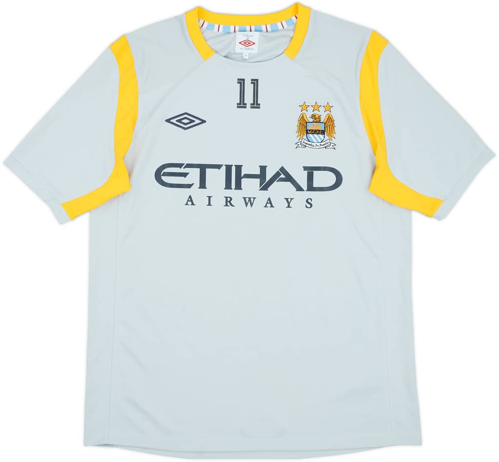2011-12 Manchester City Umbro Player Issue Training Shirt #11 - 9/10 - (M)