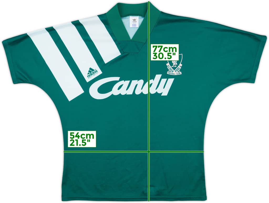 1991-92 Liverpool Away Shirt - 9/10 - (M/L)