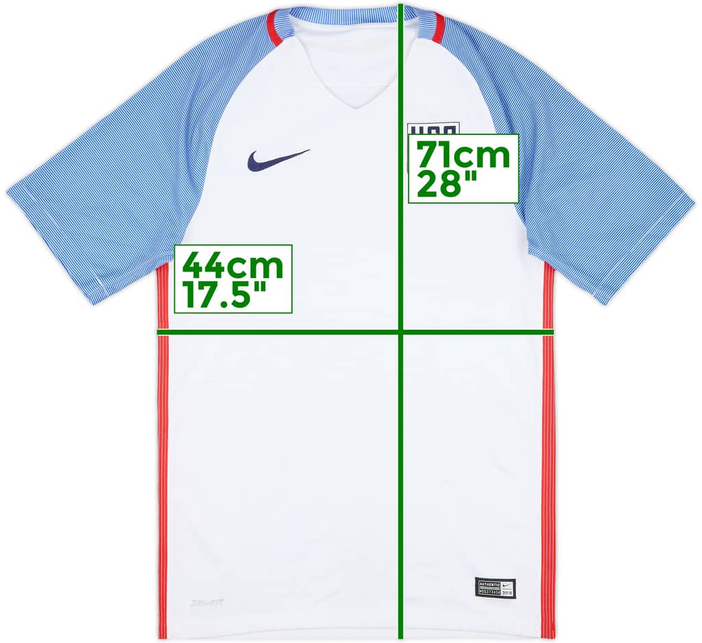 2016-17 USA Home Shirt - 8/10 - (S)