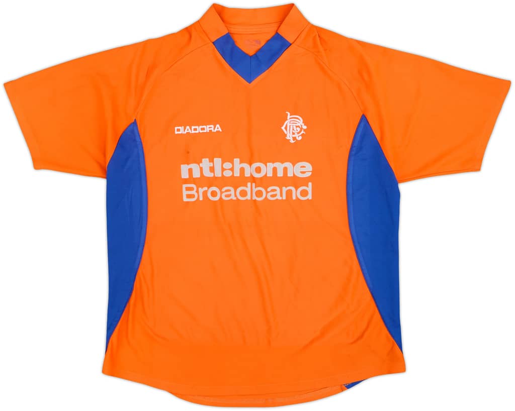 2002-03 Rangers Away Shirt - 5/10 - (XL.Boys)