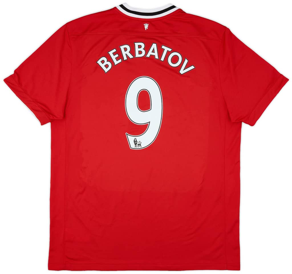 2011-12 Manchester United Home Shirt Berbatov #9 - 8/10 - (S)