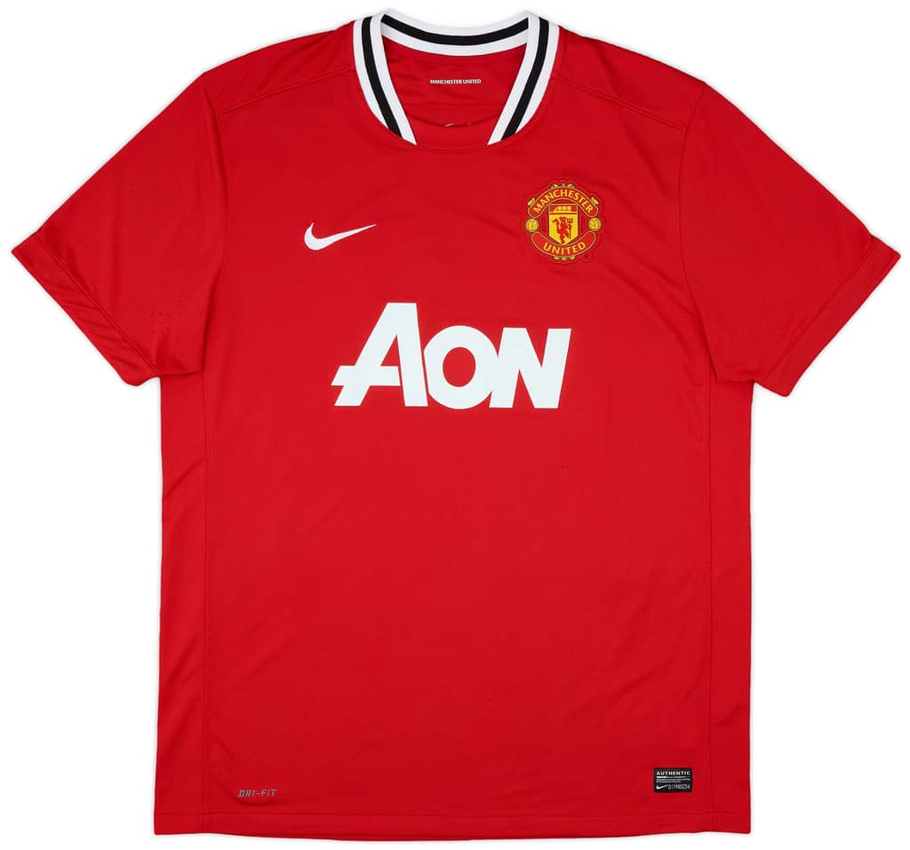 2011-12 Manchester United Home Shirt Berbatov #9 - 8/10 - (S)