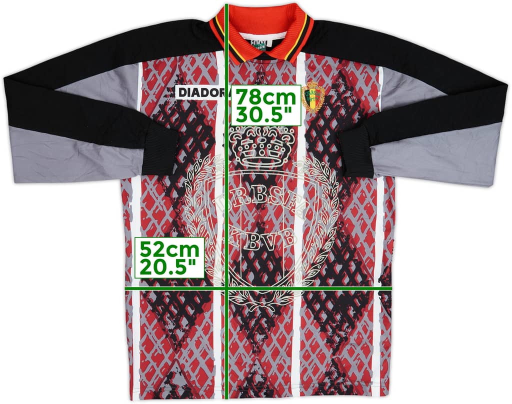 1996-98 Belgium GK Shirt - 8/10 - (L)