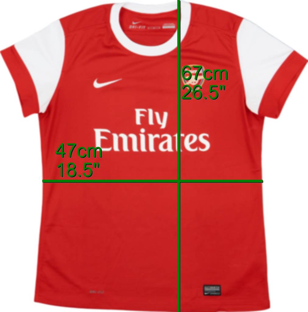 2010-11 Arsenal Home Shirt - 5/10 - (Women's M)
