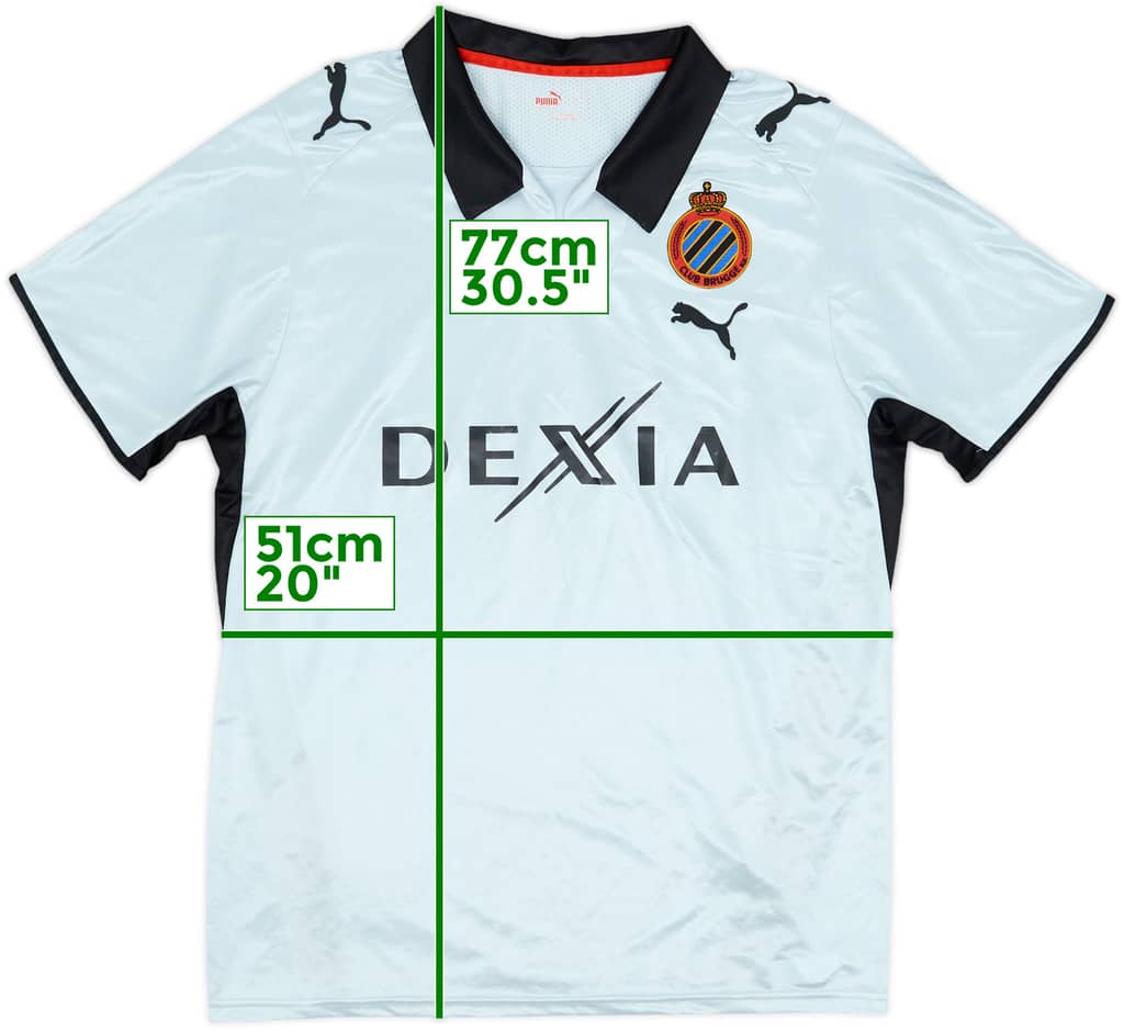 2008-09 Club Brugge Away Shirt - 7/10 - (M)