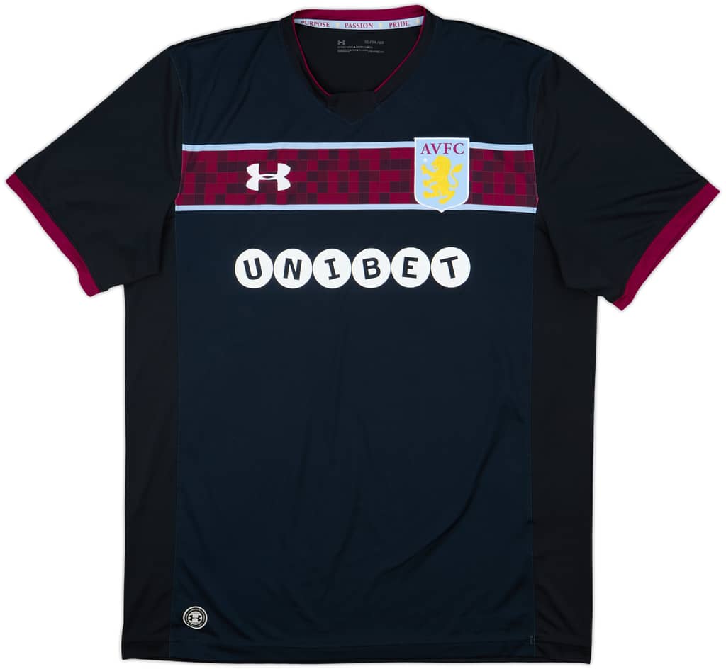 2017-18 Aston Villa Away Shirt - 9/10 - (XL)