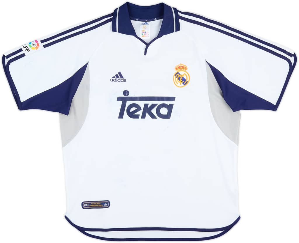2000-01 Real Madrid Home Shirt - 5/10 - (L)