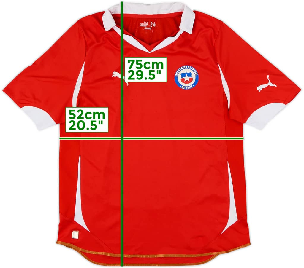 2011-12 Chile Home Shirt - 6/10 - (L)