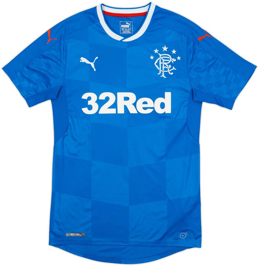 2016-18 Rangers Home Shirt - 8/10 - (S)