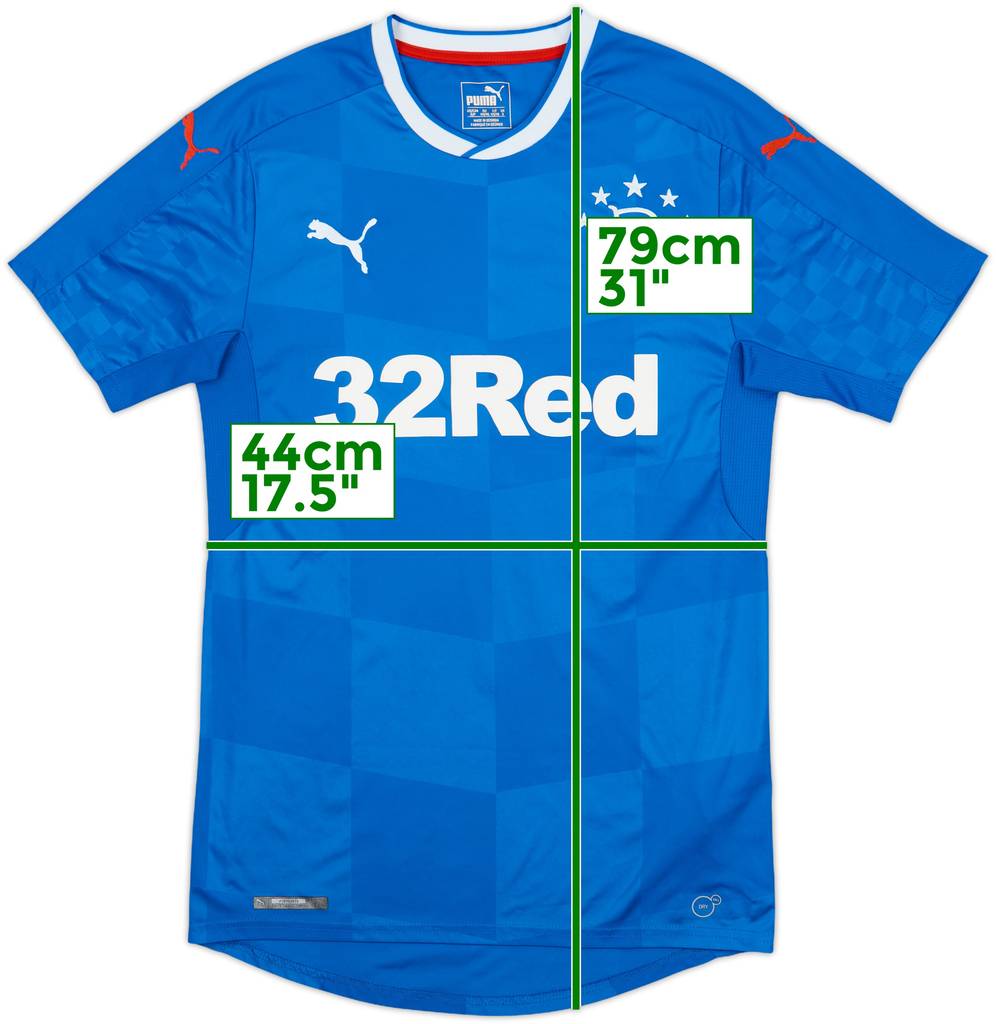 2016-18 Rangers Home Shirt - 8/10 - (S)