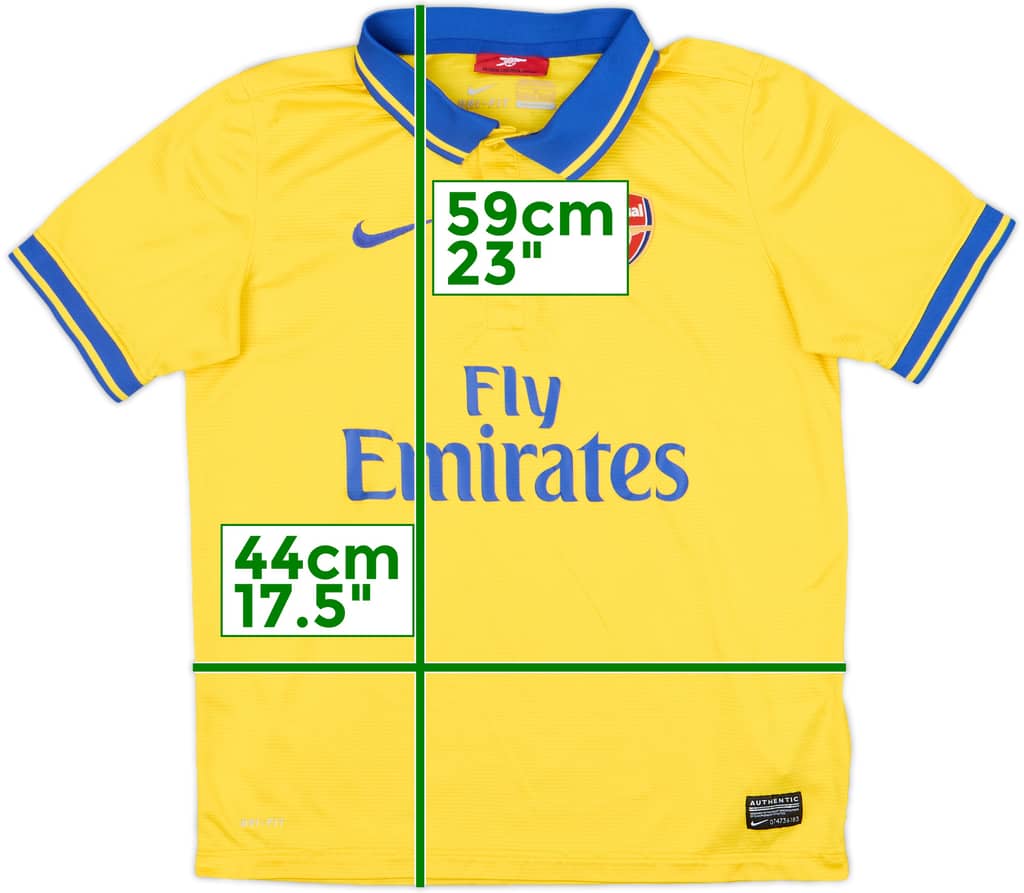 2013-14 Arsenal Away Shirt - 8/10 - (L.Boys)