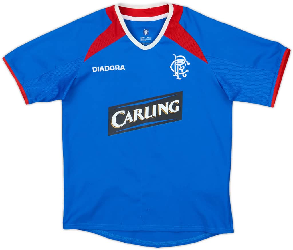 2003-05 Rangers Home Shirt - 8/10 - (S.Boys)