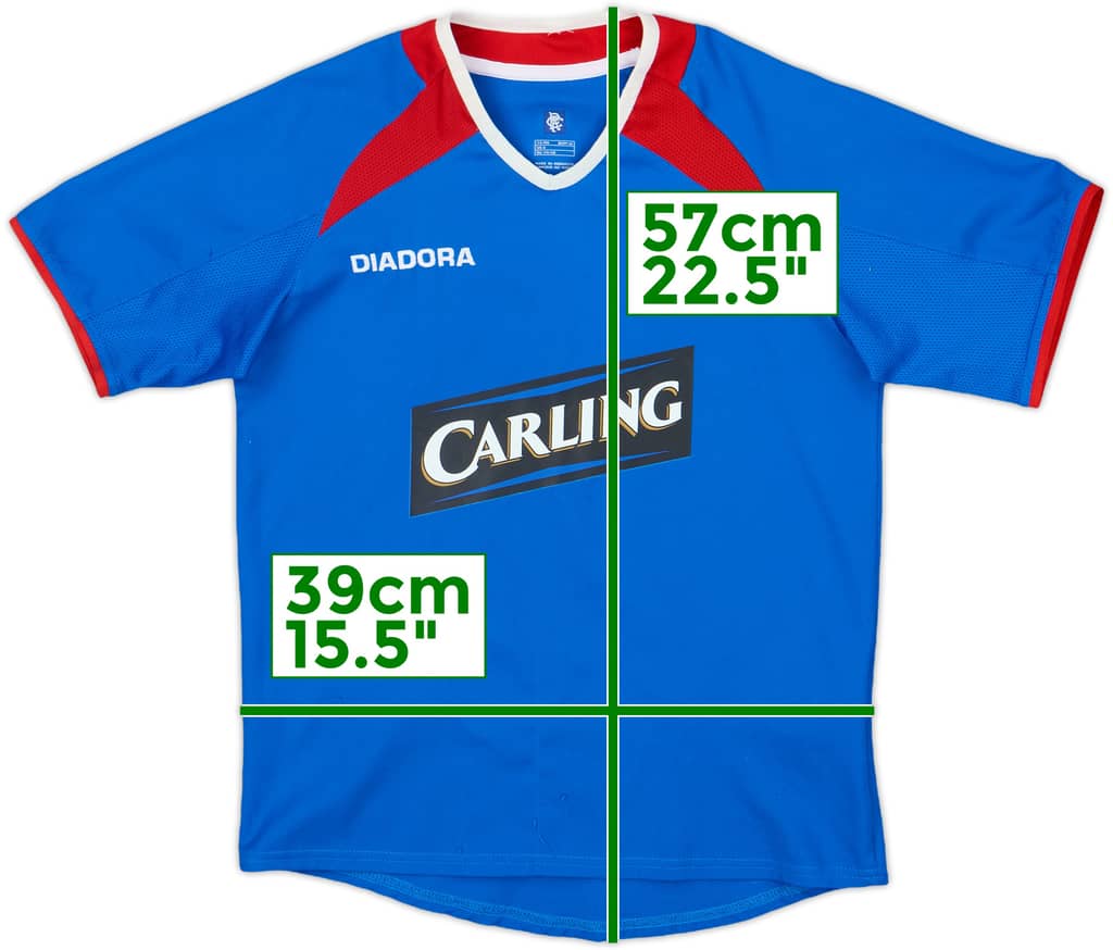 2003-05 Rangers Home Shirt - 8/10 - (S.Boys)