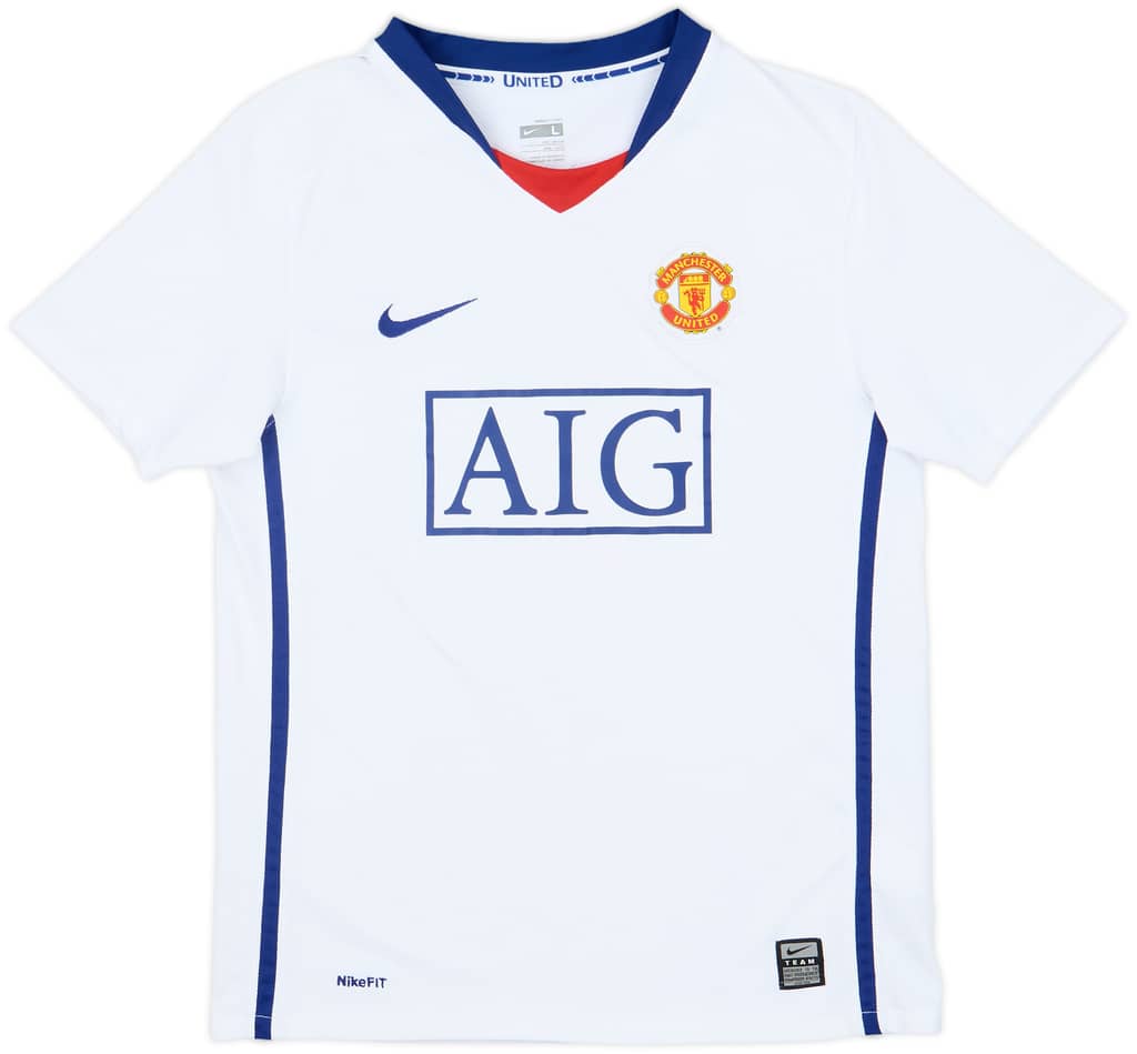 2008-10 Manchester United Away Shirt - 5/10 - (L.Boys)