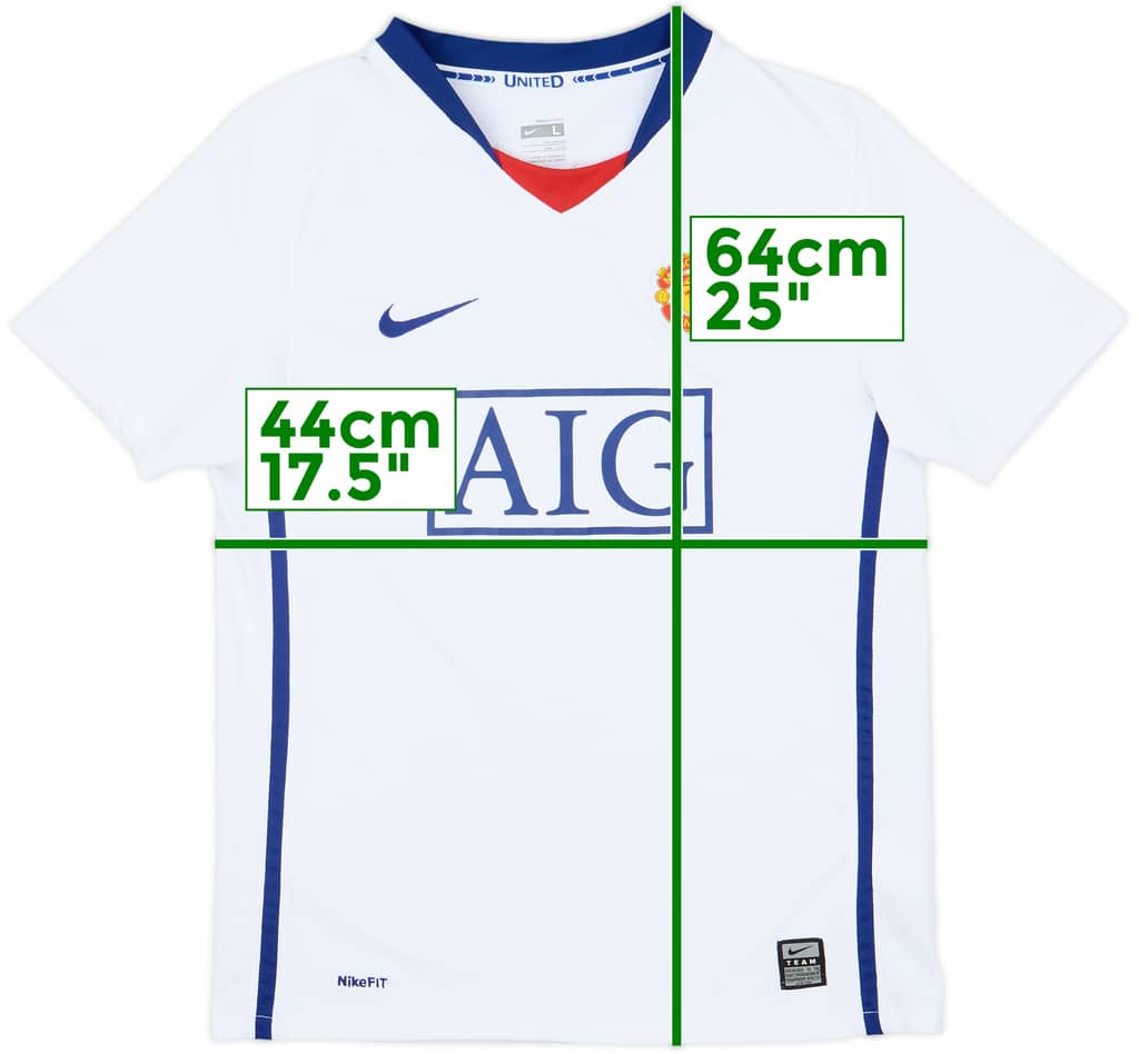 2008-10 Manchester United Away Shirt - 5/10 - (L.Boys)