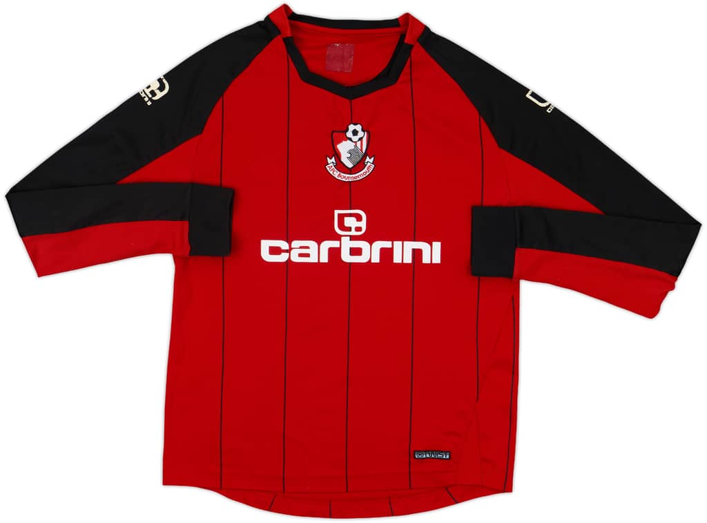2010-11 Bournemouth Home L/S Shirt - 6/10 - (S)