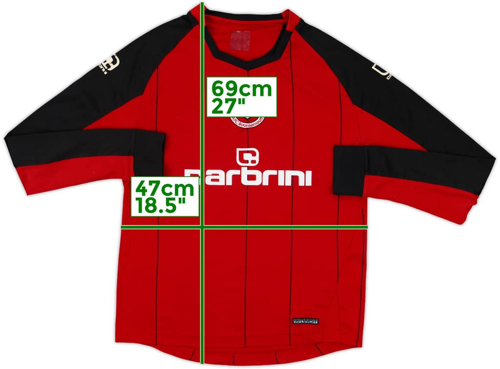 2010-11 Bournemouth Home L/S Shirt - 6/10 - (S)